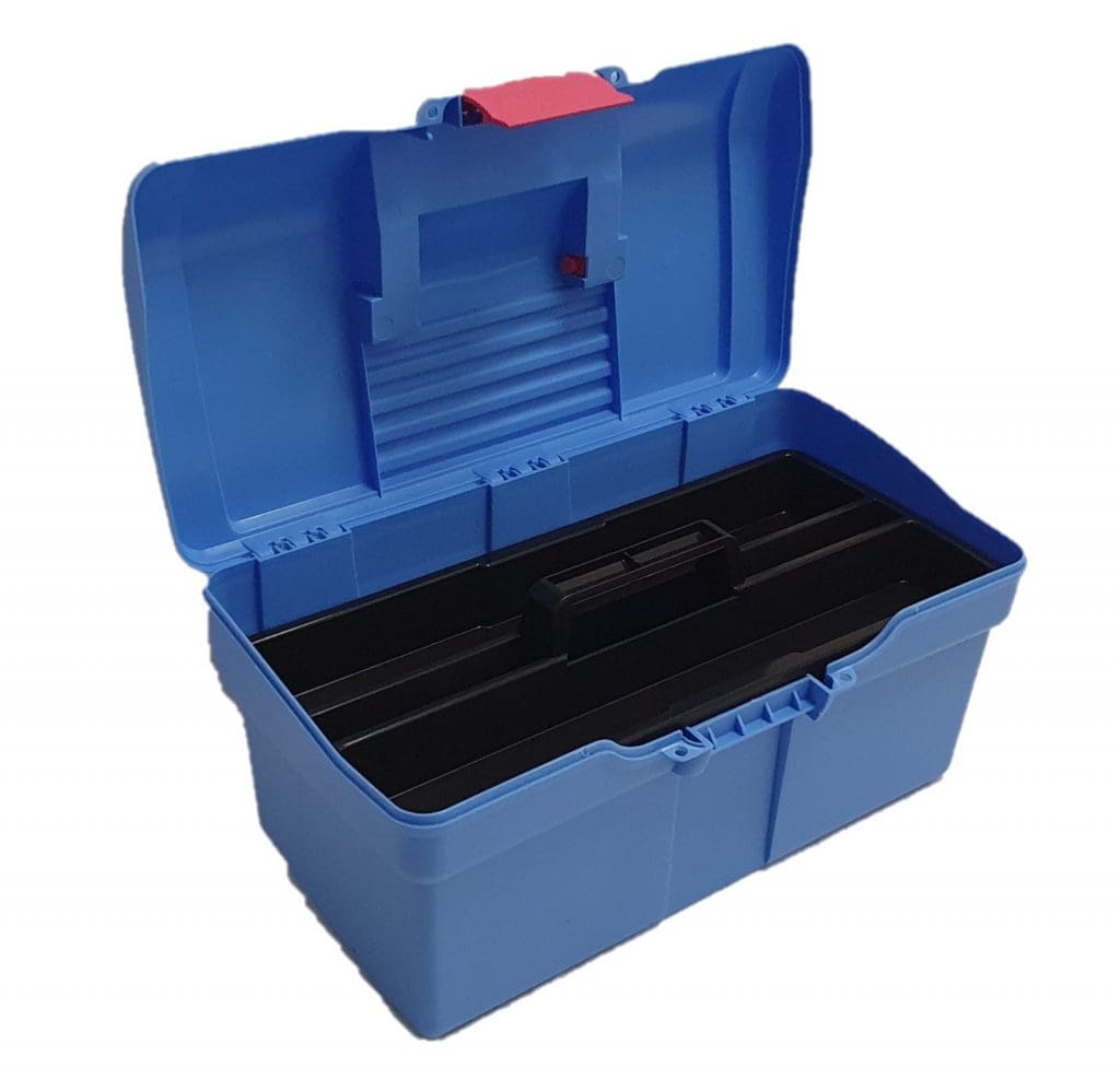 Horse Grooming Box With Removable Tray