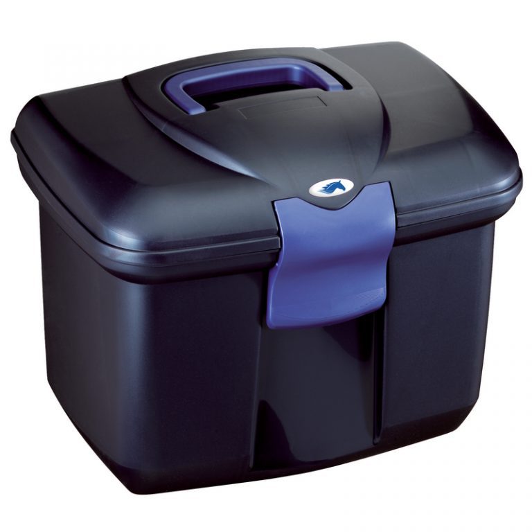 Horse Grooming Tack Box Pearl / Midnight Blue
