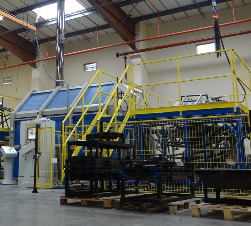 Rotational moulding facilities
