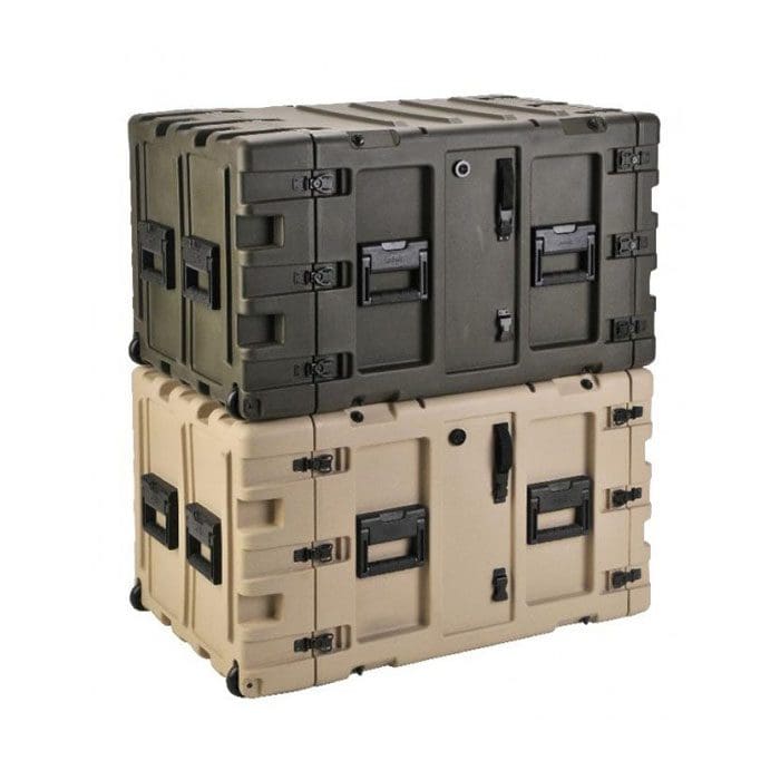 SKB 9U Removable 24 Inch Shock Rack Military Green