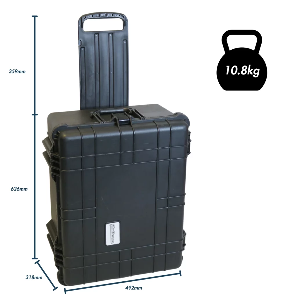 Challenger TR5013 Wheeled Waterproof Case with foam