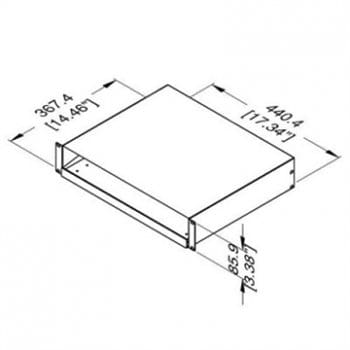 2U Rack Sliding Keyboard Tray R1292-KBT