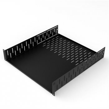 2U Clamping Rack Shelf 500mm/19.69″ Deep R1297-500/2UK