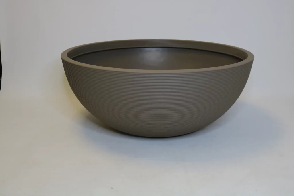 Ascot Large Low Bowl Rotomoulded Plastic Planter