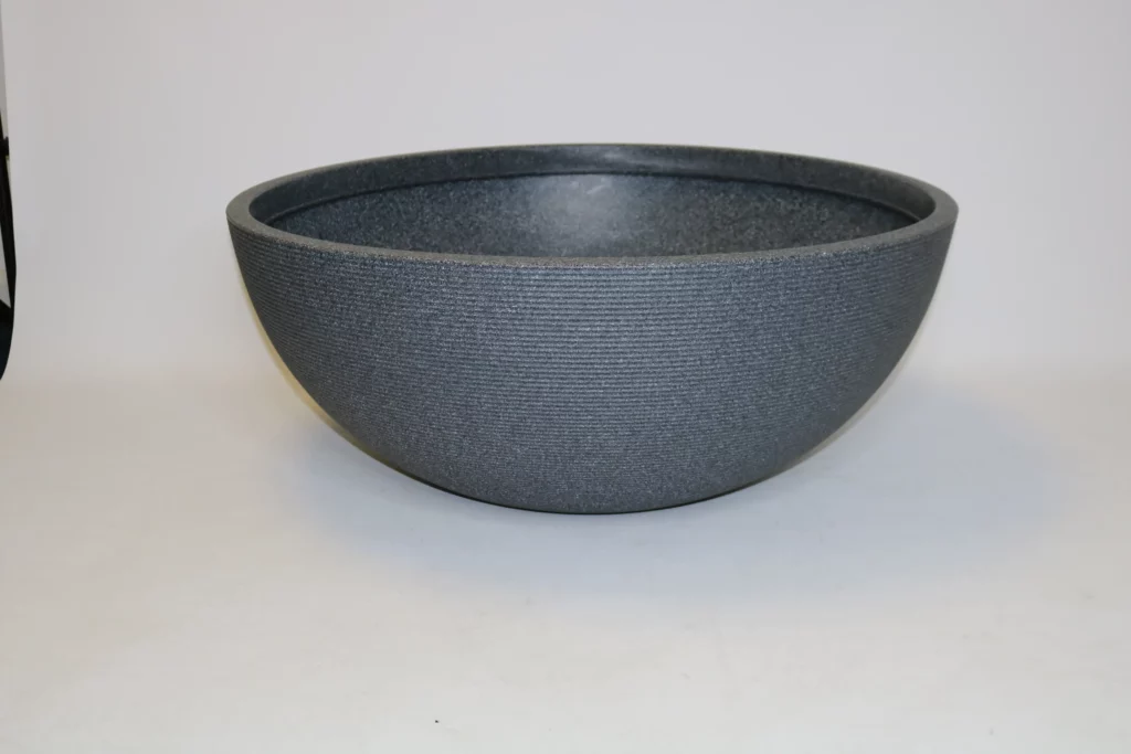Ascot Large Low Bowl Rotomoulded Plastic Planter