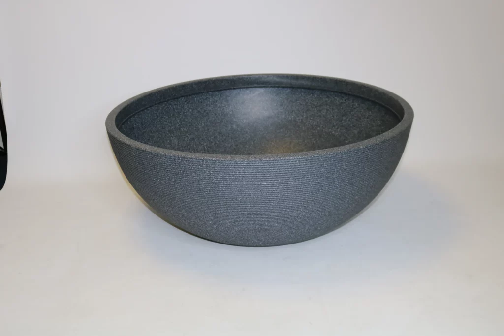 Ascot Large Low Bowl Rotomoulded Plastic Planter