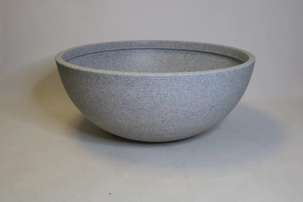 Ascot Large Low Bowl Rotomoulded Plastic Planter