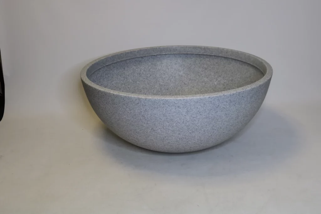 Ascot Large Low Bowl Rotomoulded Plastic Planter