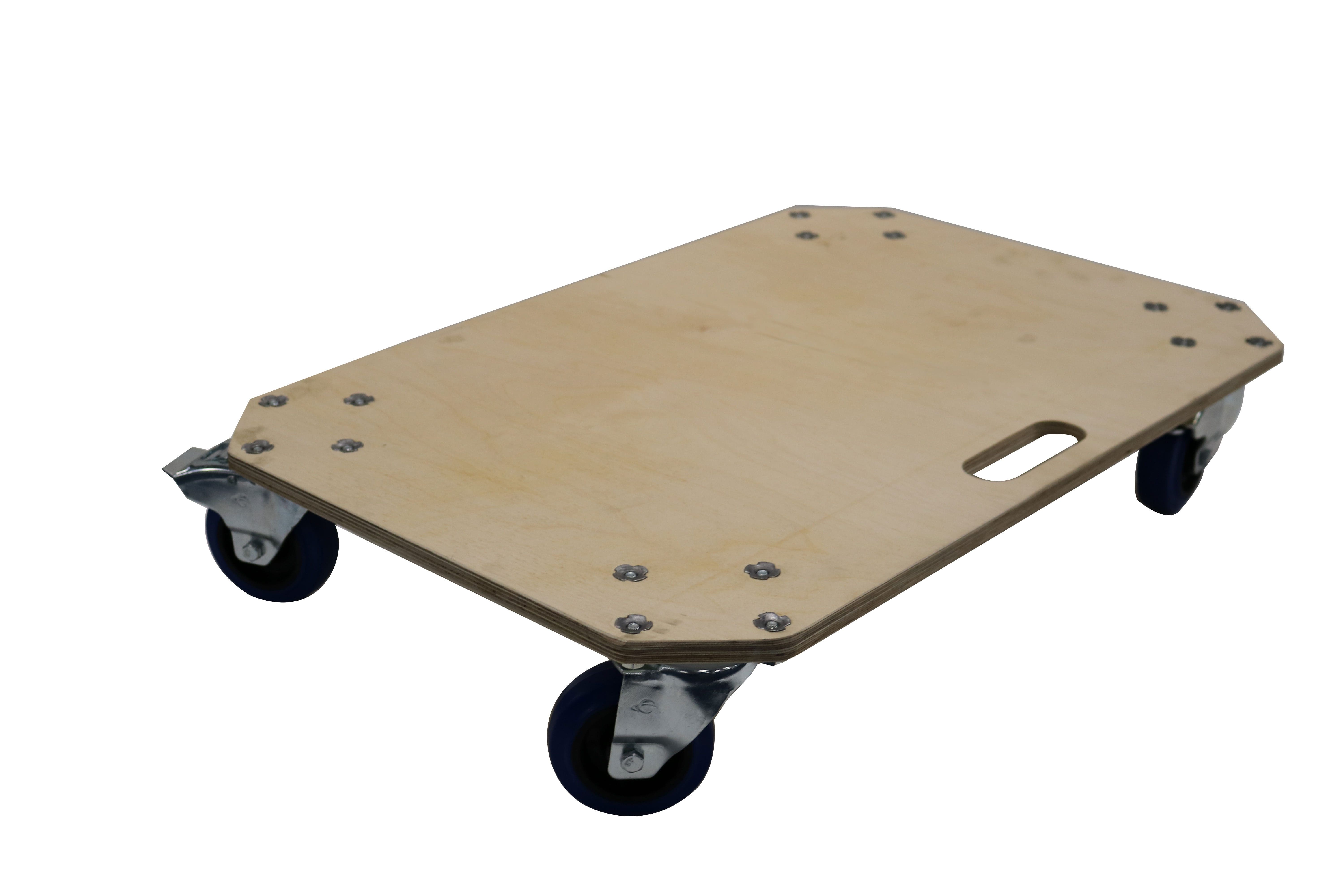 Dolly Wheel Board Trifibre Birch Ply Dolly Board With 100mm Wheels