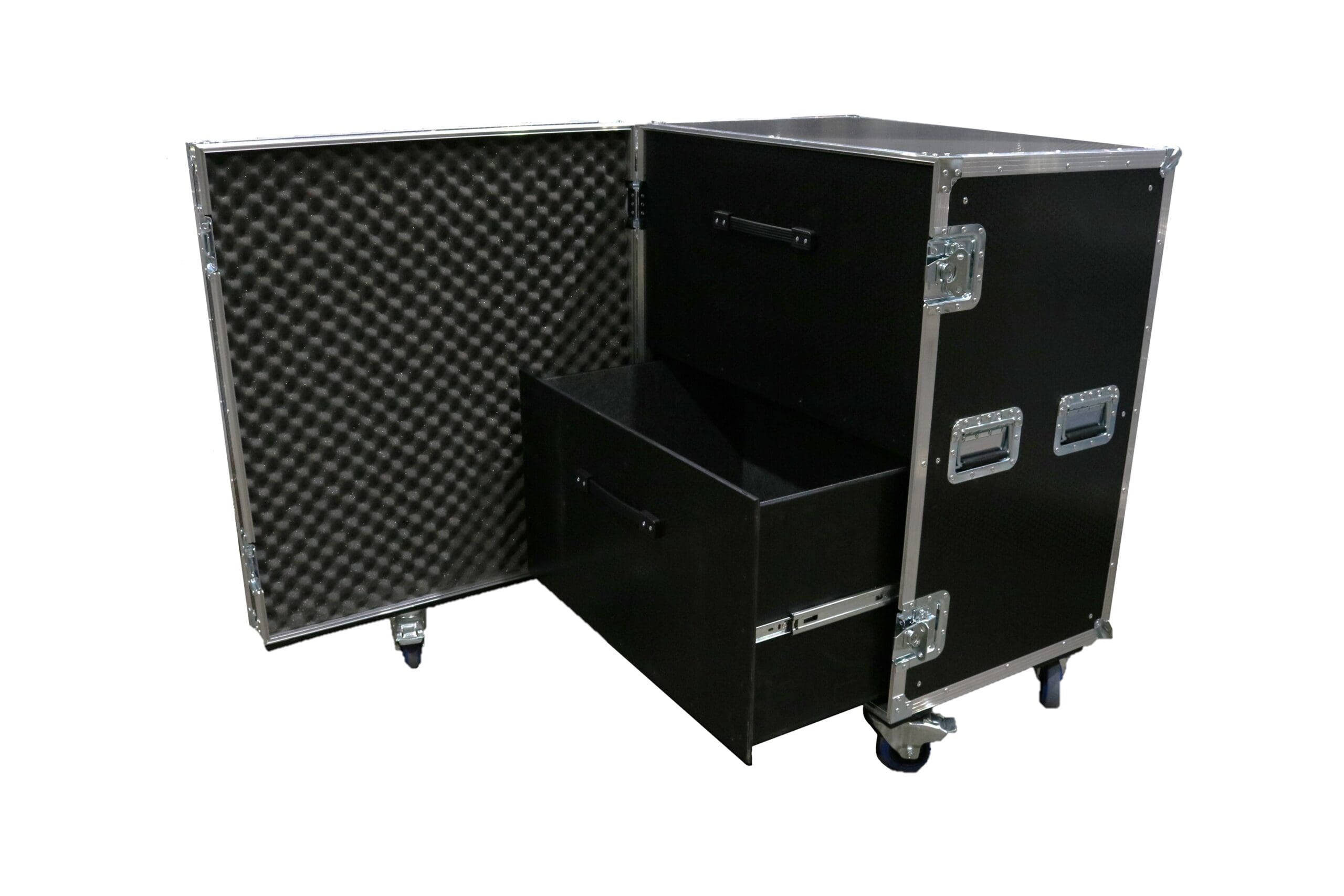 Double Drawer Engineers Flight Case Trifibre