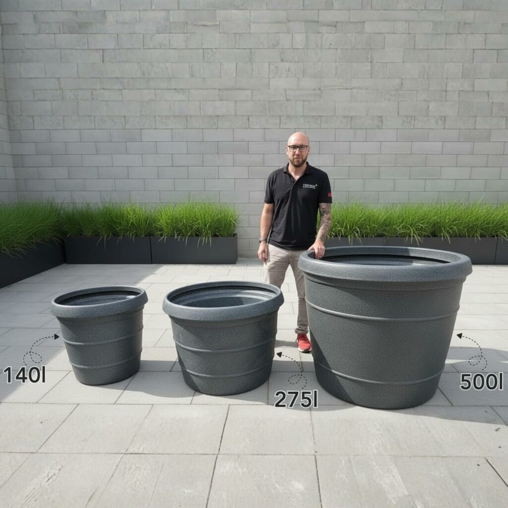 Kensington Jumbo Rotomoulded Plastic Planter